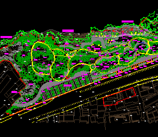 某公園綠化設計圖紙免費下載 - 園林綠化及施工 - 土木工程網